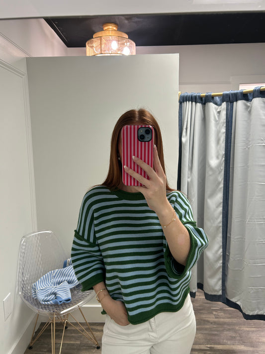 Seaside Stitch Sweater Top