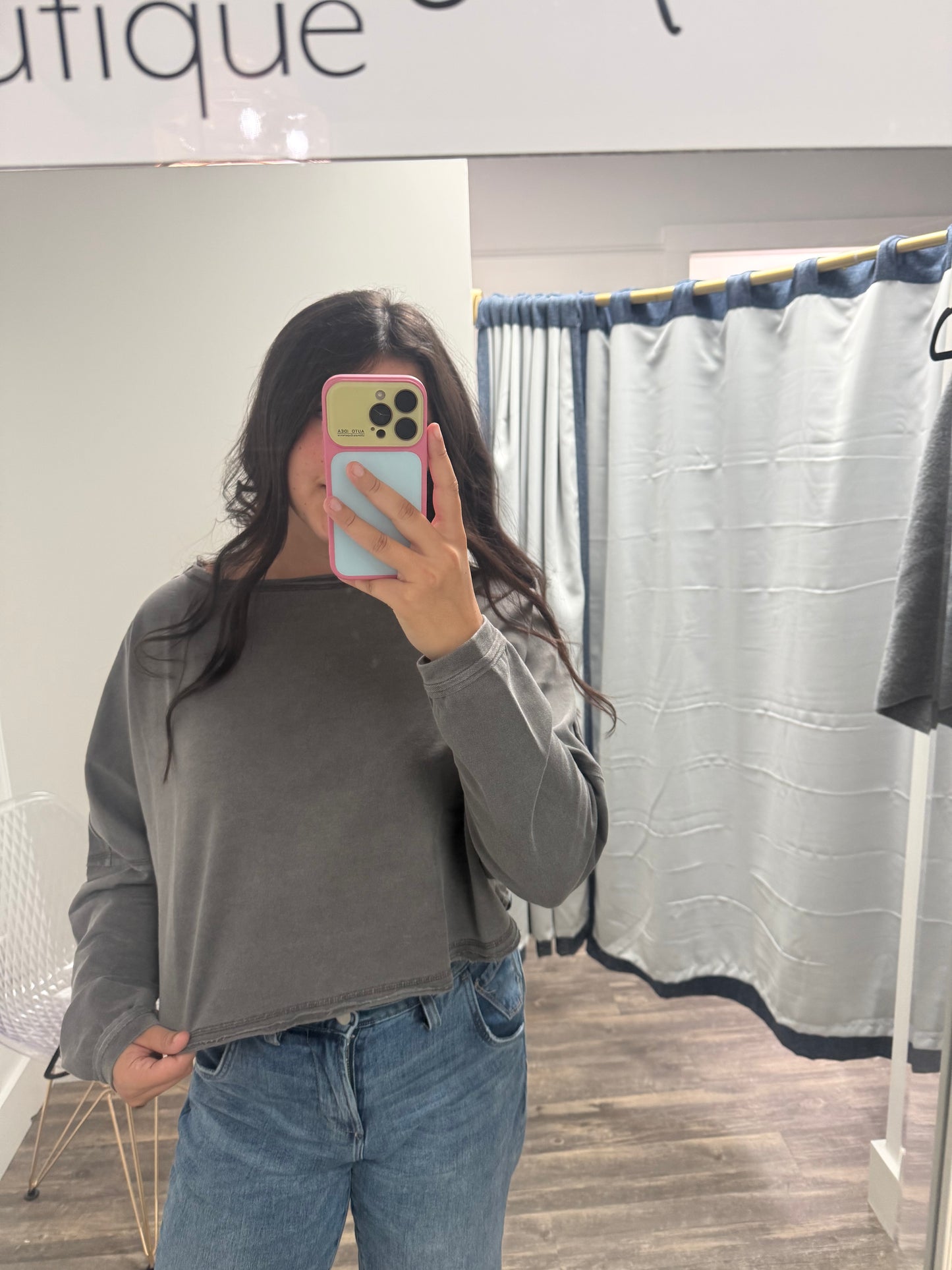 Boat Neck Long Sleeve