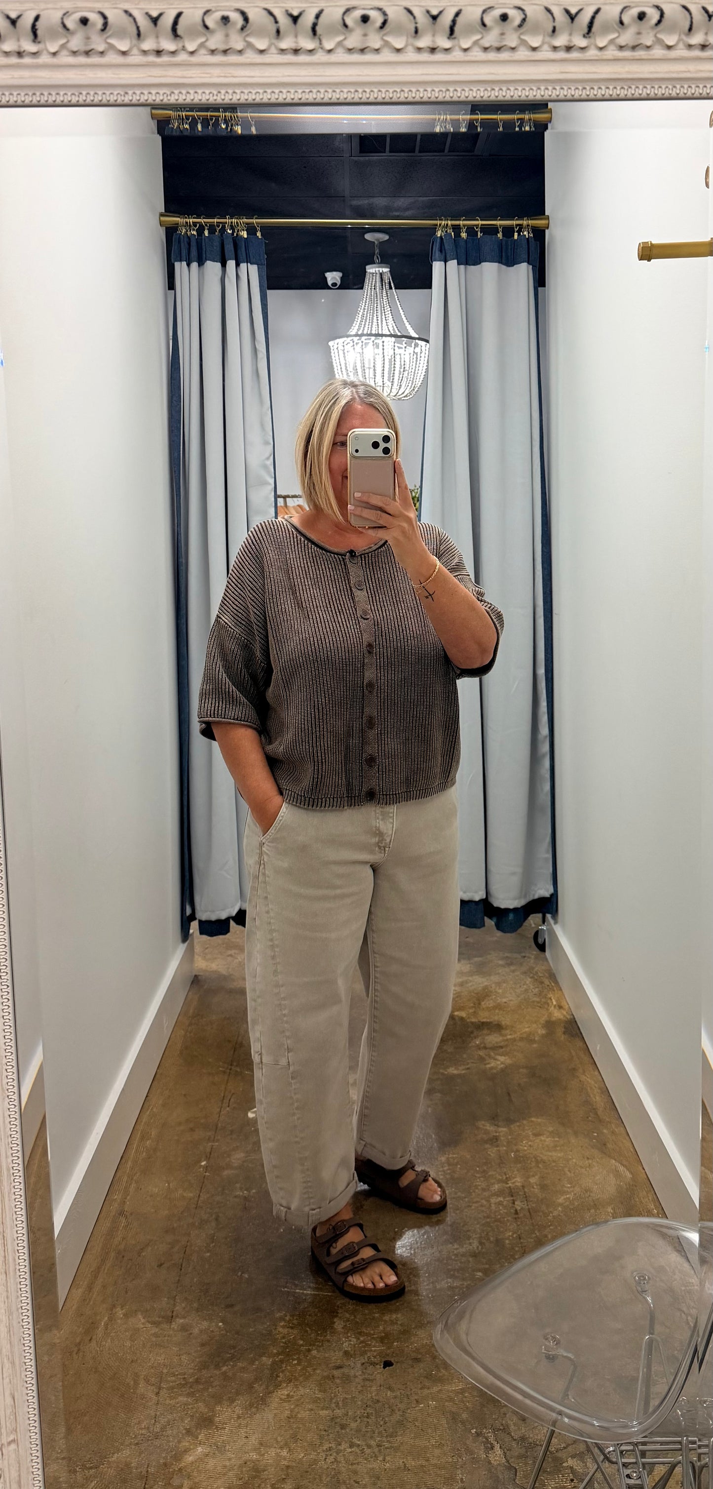 Rolled Edge Cardigan