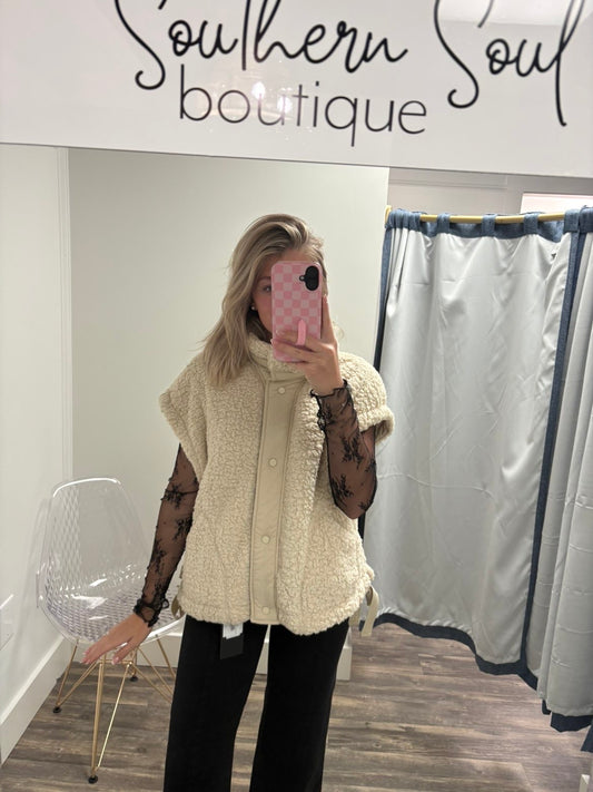Oversized Faux Fur Vest