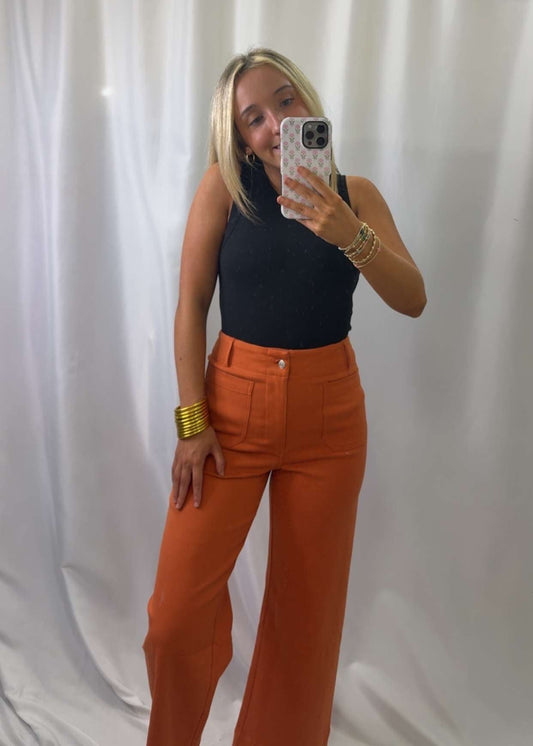 Soft Washed Wide Leg Pants