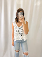 Casual Crochet Tank Top