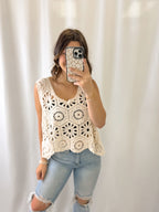 Casual Crochet Tank Top
