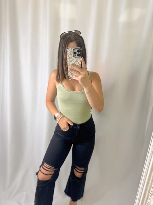 Scalloped Cami Tank