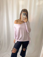 Boat Neck Flare Tunic Top