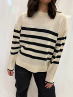 Striped Casual Crew Neck Soft Sweater