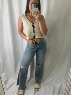 MR TC Destroy Wide Jeans