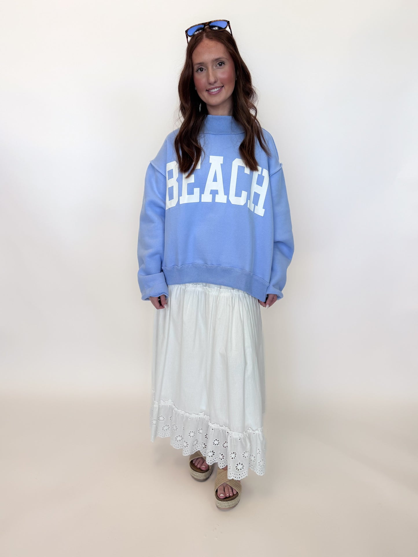 BEACH/LAKE Mock Neck