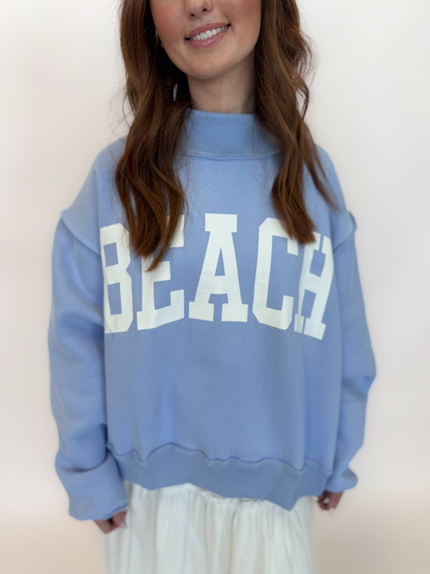 BEACH/LAKE Mock Neck