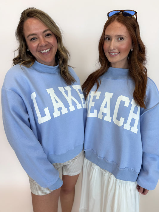 BEACH/LAKE Mock Neck