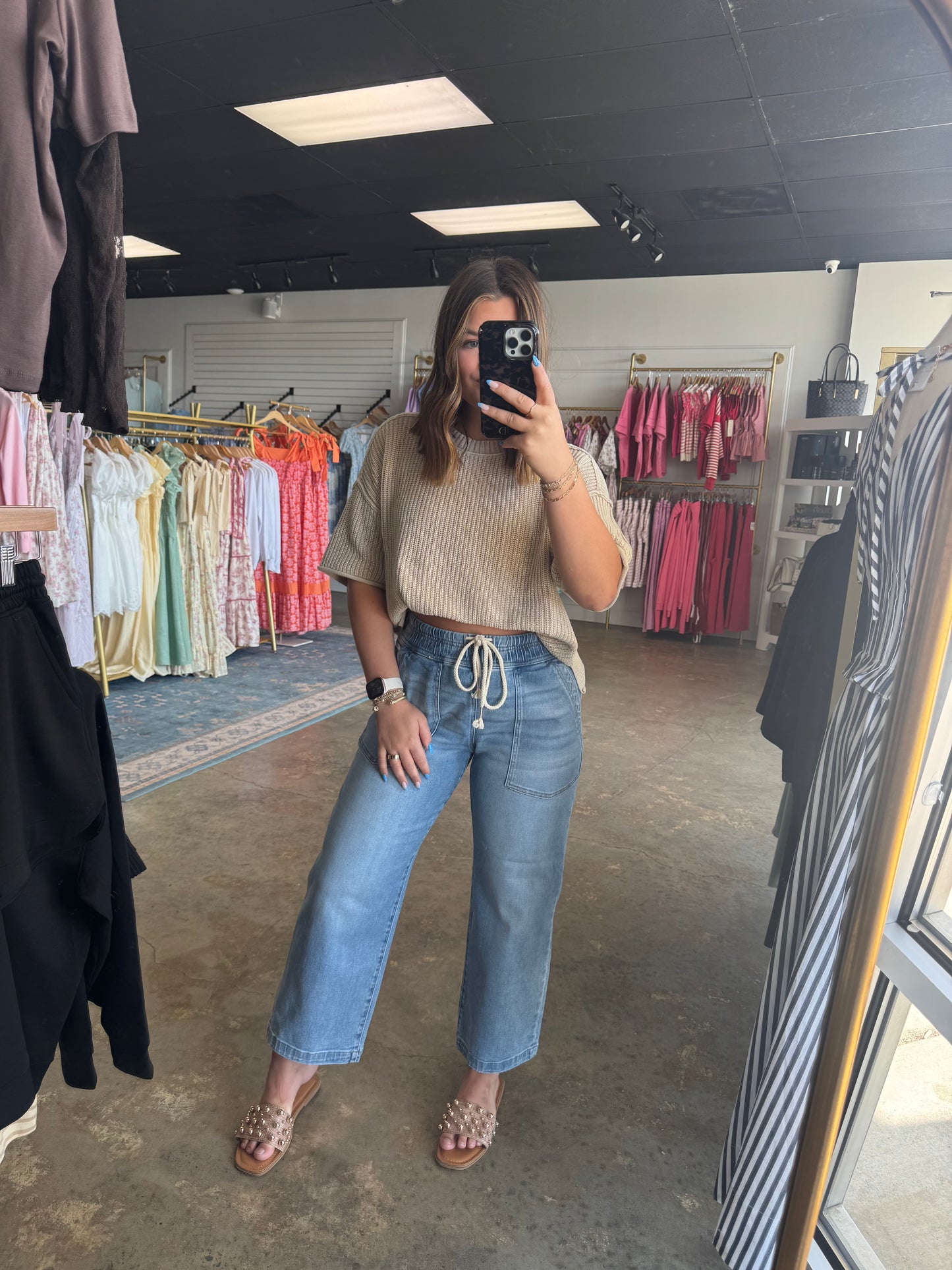 EB Slouchy Crop Baggy Jean