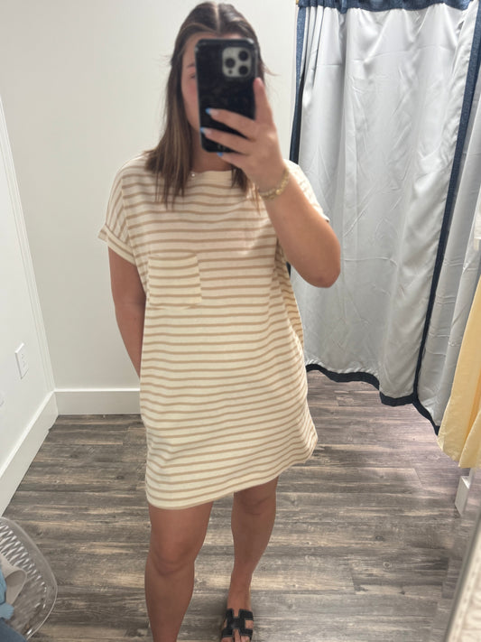 Striped T-Shirt Mini Dress