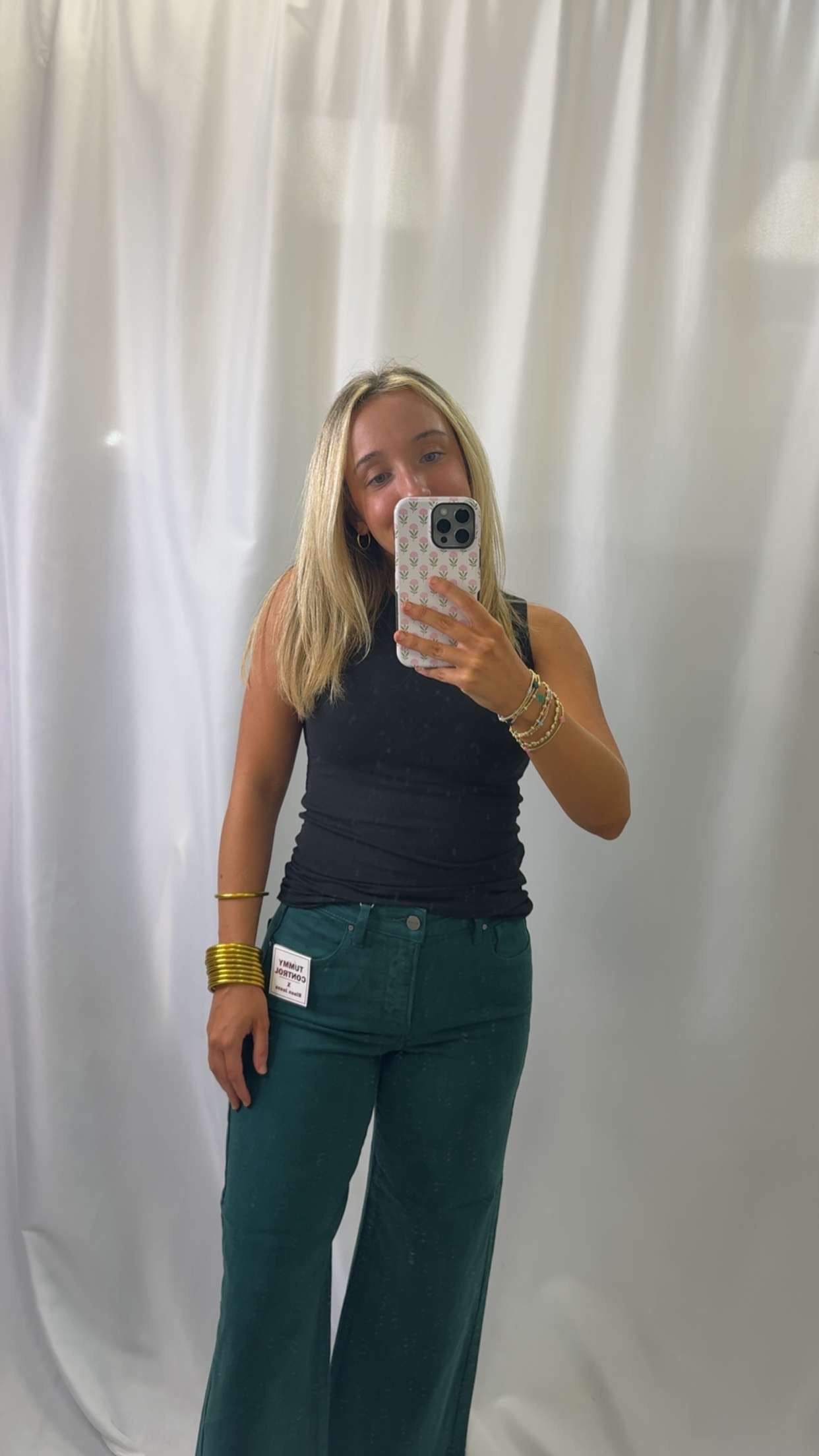 TC HR Crop Wide Leg Jeans