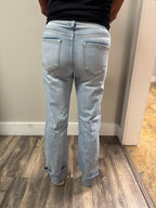 HR Straight Cuffed Relaxed Jeans