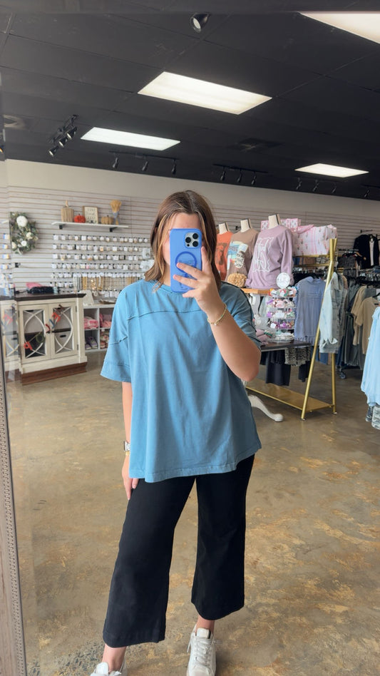 Mineral Washed Cotton Top