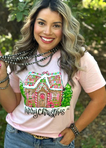 Callie Gingerbread House Tee