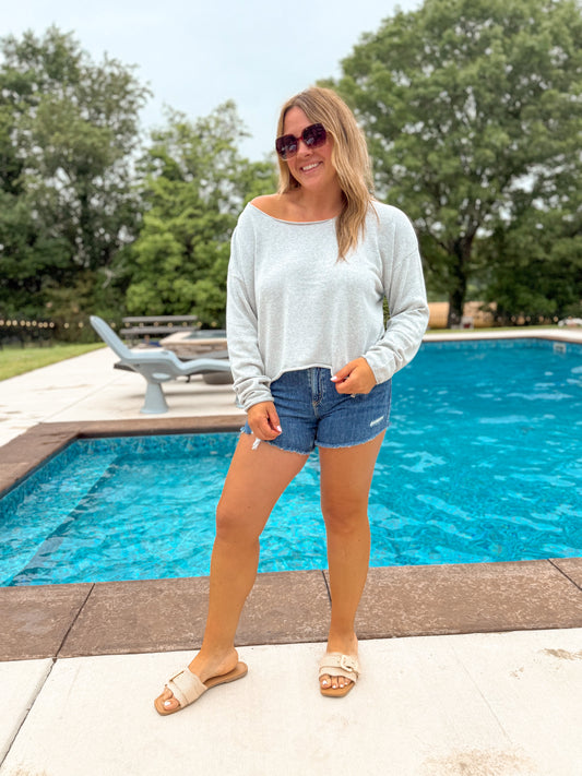 Drift Off Shoulder Top