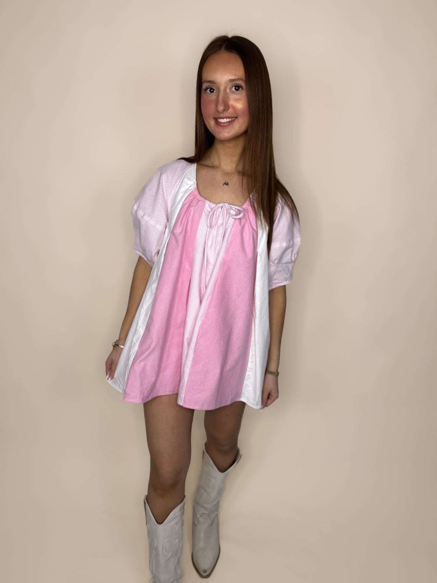 Mixed Easy Fit Oxford Romper