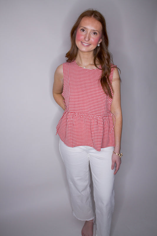 The Sweet Meadow Gingham Top