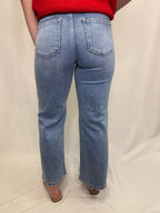 HR Crop Wide Leg Jeans