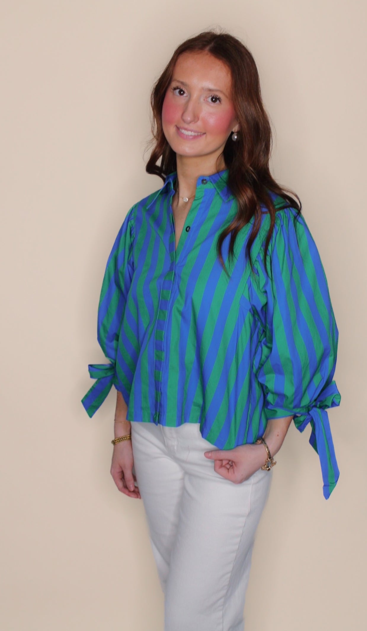 Fancy Striped Top