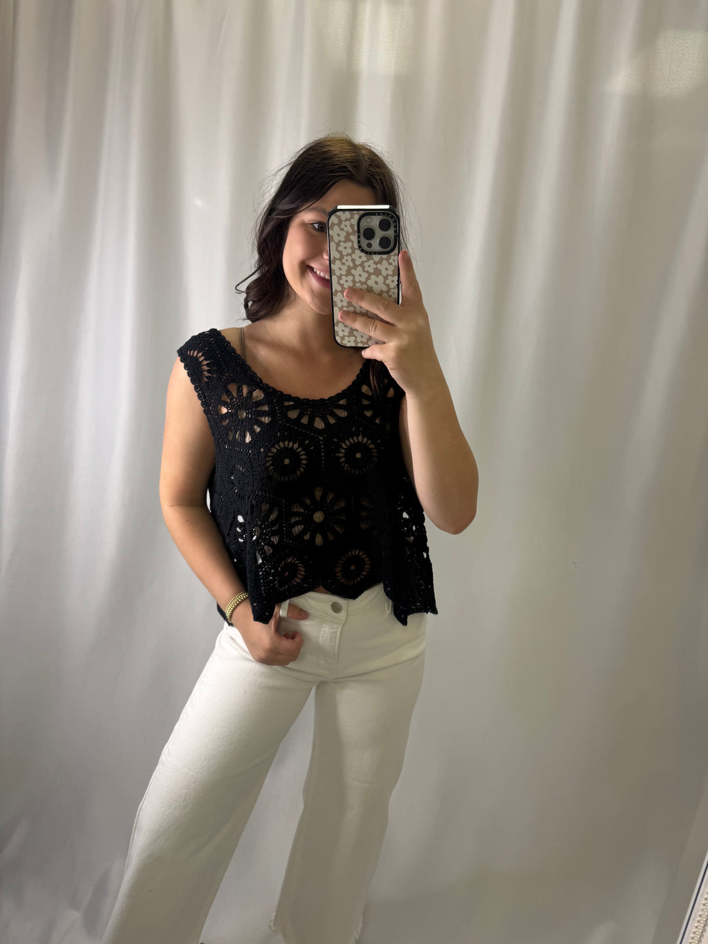 Casual Crochet Tank Top