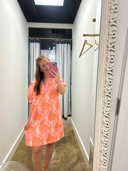 Bloom & Charm Jacquard Dress
