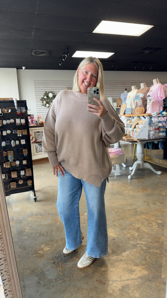 Side Slit Sweater