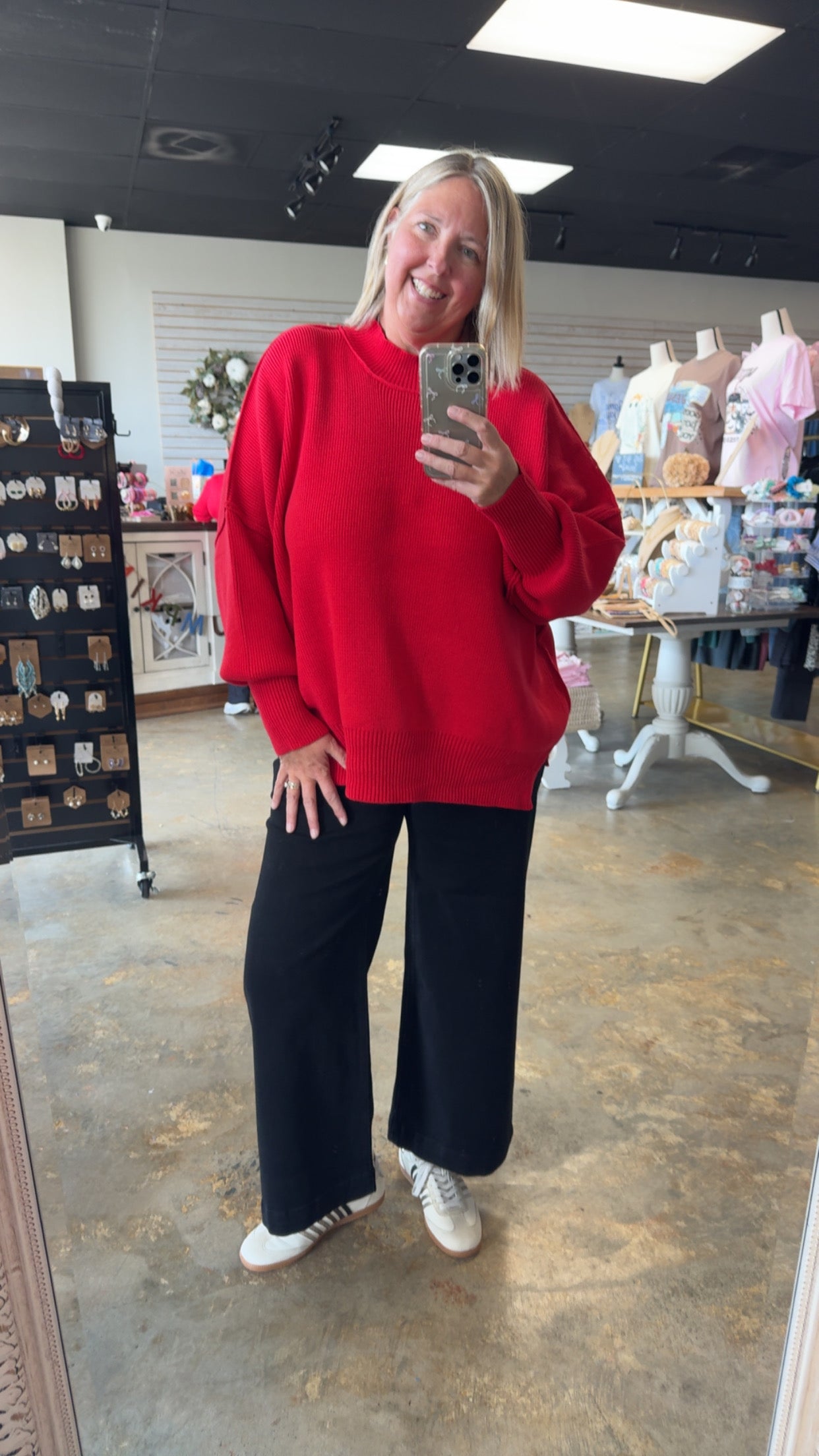 Side Slit Sweater
