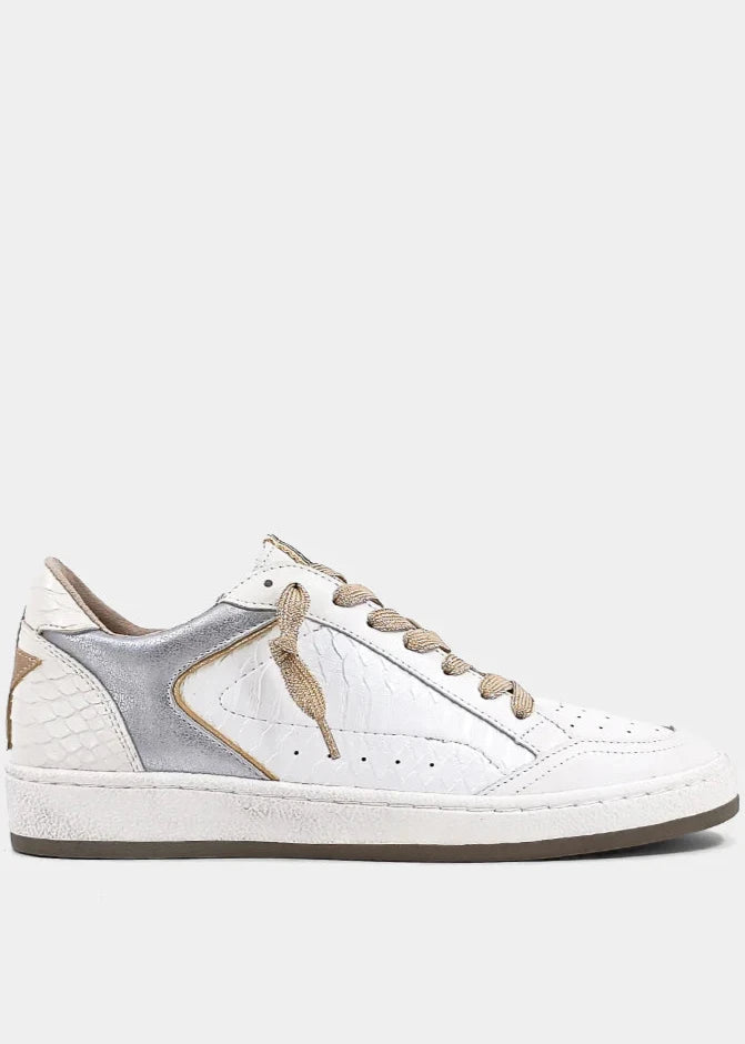 Park White Snake Sneaker