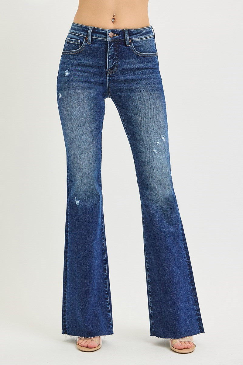TC-HR Flare Raw Cut Jean