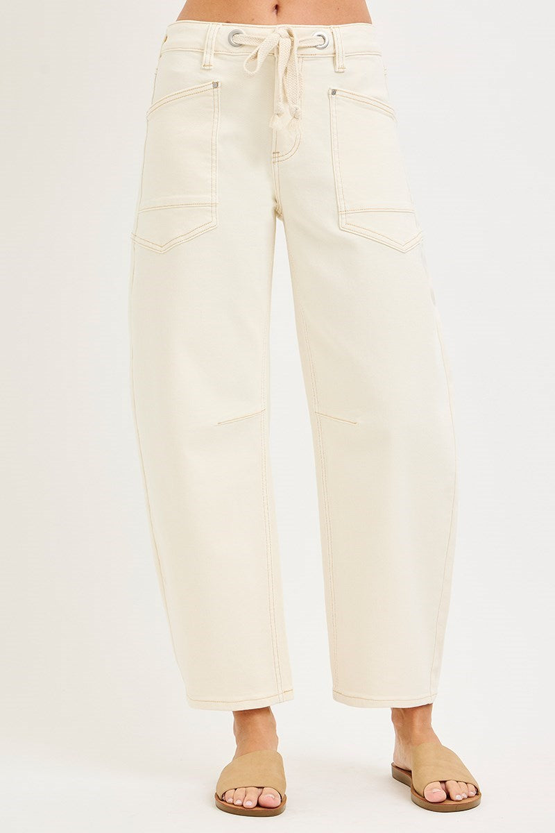 Easy Days Barrel Leg Pants