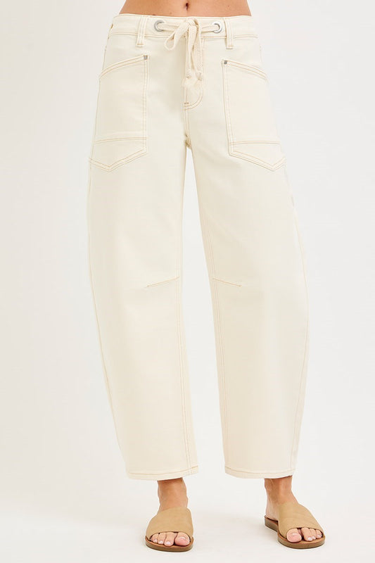 Easy Days Barrel Leg Pants