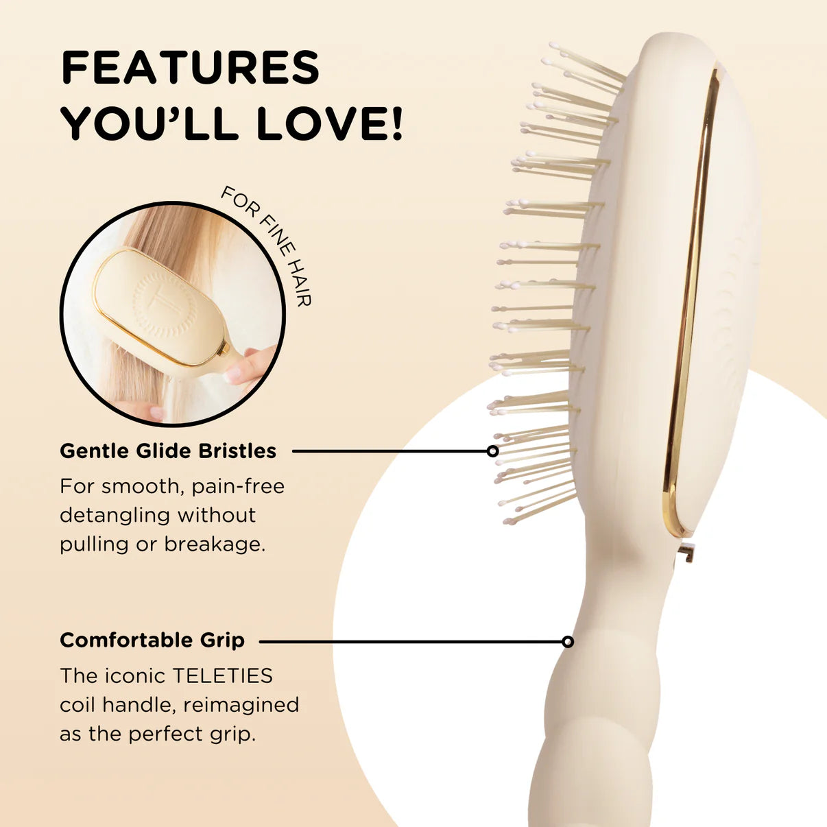 Teletie Detangler Hair Brush