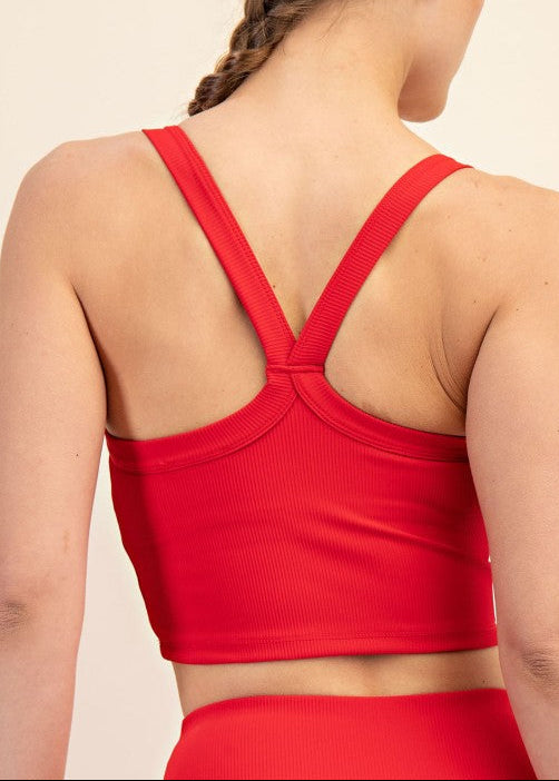 Nylon Rib Racerback Tank