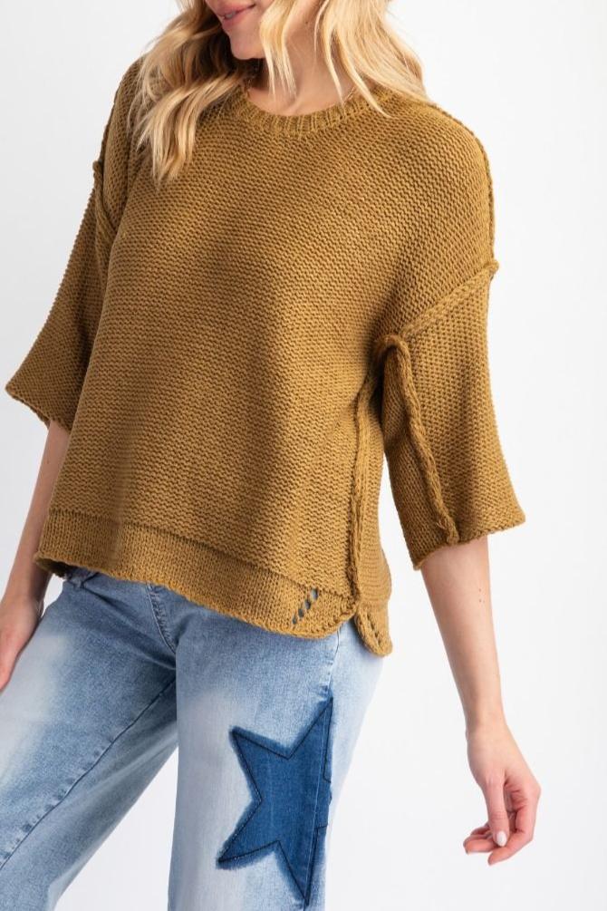 Knitted Boxy Sweater