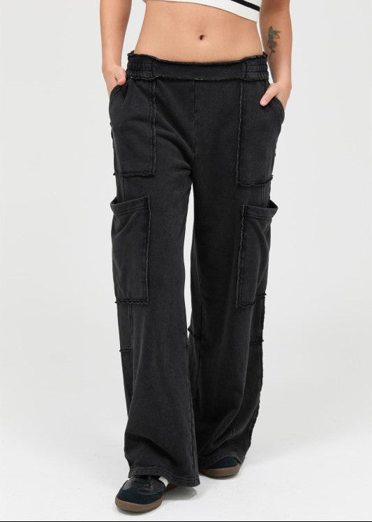 Mineral Wash Cargo Pants